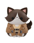 Attack on Titan Mega Cat Project Trading Figure 3 cm Gathering Scout Regiment danyan! Assortment (8)