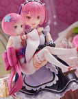 Re:Zero Starting Life in Another World PVC Statue 1/7 Ram & Childhood Ram 23 cm