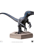 Jurassic World Icons Statue Velociraptor B Blue 7 cm