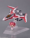 Macross Delta Tiny Session Vehicle mit Action Figure VF-31C Siegfried (Mirage Farina Jenius Use) with Makina Nakajima 10 cm