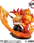 Demon slayer: Kimetsu no Yaiba Kyojuro Precious G.E.M. Series 1/8 PVC Statue Rengoku Flame Breathing Fifth Form:Flame Tiger 24 cm