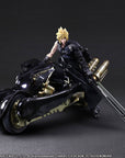Final Fantasy VII Advent Children Play Arts Kai Action Figure Cloud Strife & Fenrir 28 cm