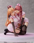Chainsaw Man PVC Statue 1/7 Power & Makima Nurse Ver. 14 cm
