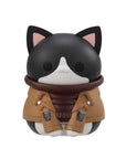 Attack on Titan Mega Cat Project Trading Figure 3 cm Gathering Scout Regiment danyan! Assortment (8)