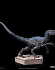 Jurassic World Icons Statue Velociraptor Blue 9 cm