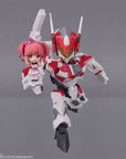 Macross Delta Tiny Session Vehicle mit Action Figure VF-31C Siegfried (Mirage Farina Jenius Use) with Makina Nakajima 10 cm