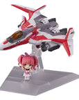 Macross Delta Tiny Session Vehicle mit Action Figure VF-31C Siegfried (Mirage Farina Jenius Use) with Makina Nakajima 10 cm