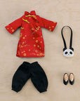 Original Character Parts for Nendoroid Doll Figures Outfit Set: Long Length Chinese Outfit (Red)