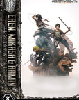 Attack on Titan Ultimate Premium Masterline Statue Eren, Mikasa, & Armin 72 cm