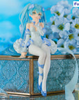 Hatsune Miku Noodle Stopper PVC Statue Miku Flower Fairy Nemophila 15 cm