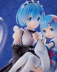Re:Zero Starting Life in Another World PVC Statue 1/7 Rem & Childhood Rem 23 cm