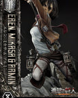 Attack on Titan Ultimate Premium Masterline Statue Eren, Mikasa, & Armin 72 cm