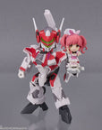 Macross Delta Tiny Session Vehicle mit Action Figure VF-31C Siegfried (Mirage Farina Jenius Use) with Makina Nakajima 10 cm