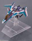Macross Delta Tiny Session Vehicle mit Action Figure VF-31C Siegfried (Arad Mölders Use) with Mikumo Guynemer 10 cm