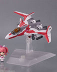 Macross Delta Tiny Session Vehicle mit Action Figure VF-31C Siegfried (Mirage Farina Jenius Use) with Makina Nakajima 10 cm