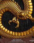 Cowboy Bebop Sculpture Red Dragon Crime Syndicate Companion Relief 35 cm