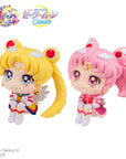 Sailor Moon Cosmos The Movie Look Look Up PVC Statues Eternal Sailor Moon & Eternal Sailor Chibi Moon LTD Ver. 11 cm