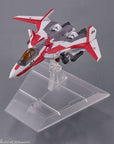 Macross Delta Tiny Session Vehicle mit Action Figure VF-31C Siegfried (Mirage Farina Jenius Use) with Makina Nakajima 10 cm
