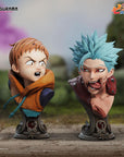Seven Deadly Sins Elite Fandom Diorama 1/6 Ban vs King 54 cm