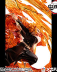 Demon slayer: Kimetsu no Yaiba Kyojuro Precious G.E.M. Series 1/8 PVC Statue Rengoku Flame Breathing Fifth Form:Flame Tiger 24 cm