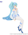 Hatsune Miku Noodle Stopper PVC Statue Miku Flower Fairy Nemophila 15 cm