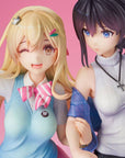 OshiRabu: Waifus Over Husbandos Statue 2-Pack 1/7 Ren Furutachi & Akuru Hayahoshi 23 cm