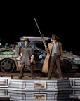Back to the Future III Art Scale Statues 1/10 Full Set Deluxe 57 cm