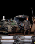 Back to the Future III Art Scale Statues 1/10 Full Set Deluxe 57 cm