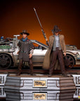 Back to the Future III Art Scale Statues 1/10 Full Set Deluxe 57 cm