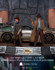 Back to the Future III Art Scale Statues 1/10 Full Set Deluxe 57 cm