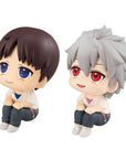 Evangelion: 3.0+1.0 Thrice Upon a Time Look Up PVC Statues Shinji Ikari & Kaworu Nagisa Limited Ver. 11 cm