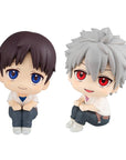 Evangelion: 3.0+1.0 Thrice Upon a Time Look Up PVC Statues Shinji Ikari & Kaworu Nagisa Limited Ver. 11 cm