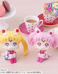 Pretty Guardian Salior Moon Look Up PVC Statues Super Sailor Moon & Super Sailor Chibi Moon LTD Ver. 11 cm