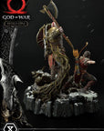 God of War Premium Masterline Series Statue Kratos and Atreus in the Valkyrie 72 cm