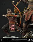God of War Premium Masterline Series Statue Kratos and Atreus in the Valkyrie 72 cm