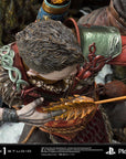 God of War Premium Masterline Series Statue Kratos and Atreus in the Valkyrie 72 cm