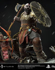 God of War Premium Masterline Series Statue Kratos and Atreus in the Valkyrie 72 cm