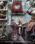 God of War Premium Masterline Series Statue Kratos and Atreus in the Valkyrie 72 cm
