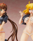 Senran Kagura NewWave Gburst PVC Statue 1/10 Ryobi x Ryona Bare Body Sailor Uniform Ver. 19 cm