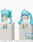 Hatsune Miku MP Perching Collection PVC Statue Hatsune Miku 15th Anniversary Ver. 7 cm