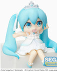 Hatsune Miku MP Perching Collection PVC Statue Hatsune Miku 15th Anniversary Ver. 7 cm