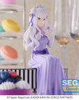 Re:Zero - Starting Life in Another World: Lost in Memories PM Perching PVC Statue Emilia (Dressed-Up Party) 14 cm