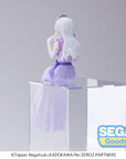 Re:Zero - Starting Life in Another World: Lost in Memories PM Perching PVC Statue Emilia (Dressed-Up Party) 14 cm