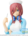 The Quintessential Quintuplets 2 SPM PVC Statue Miku Nakano Nurse Ver. 21 cm