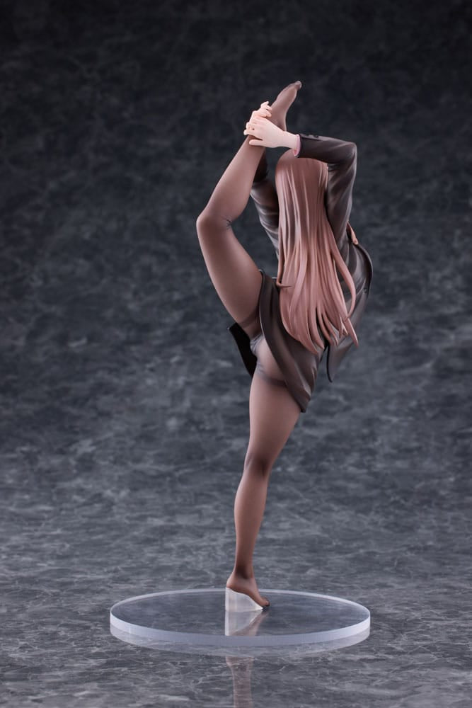 Original Character PVC Statue 1/4 OL-chan Who Doesn&#39;t Want to Go to Work Pink Ver. Deluxe Edition 26 cm