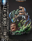 Attack on Titan Ultimate Premium Masterline Series Statue 1/4 Levi Versus Beast Titan Bonus Version 73 cm