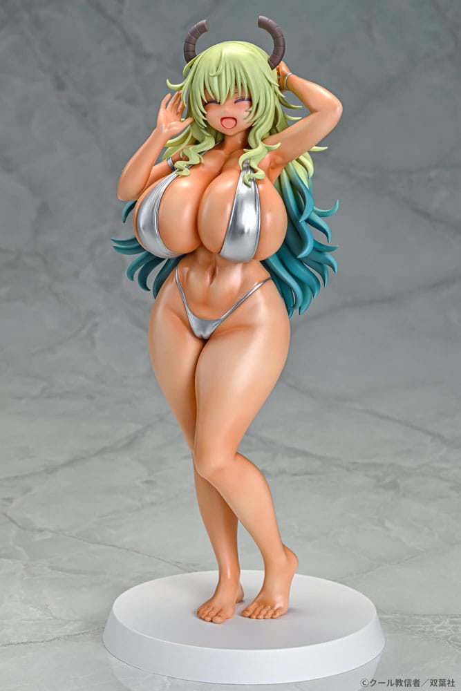 Miss Kobayashi&#39;s Dragon Maid PVC Statue 1/7 Lucoa Bikini Style Suntan Ver. 26 cm