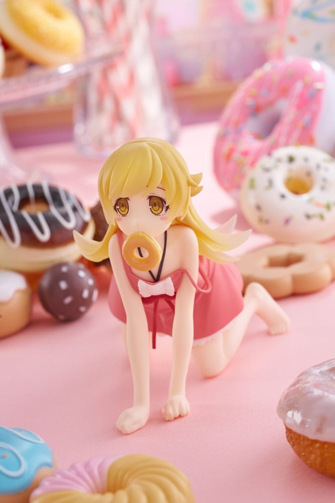 Monogatari Series: Off &amp; Monster PVC Statue Desktop Cute Figure Shinobu Oshino 13 cm