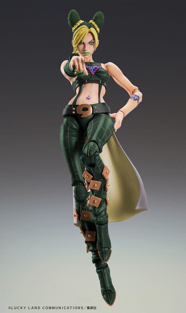 JoJo&#39;s Bizarre Adventure Part 6 Stone Ocean Super Action Action Figure Chozokado Jolyne Cujoh Third 15 cm