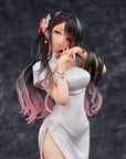 Original Illustration PVC Statue Mai Okuma illustration Healing-type white chinese dress lady 26 cm
